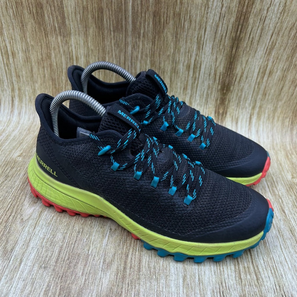 Merrell Bravada Women's Size 7 Trail Running Shoes Black Multi Sneakers J034634‎